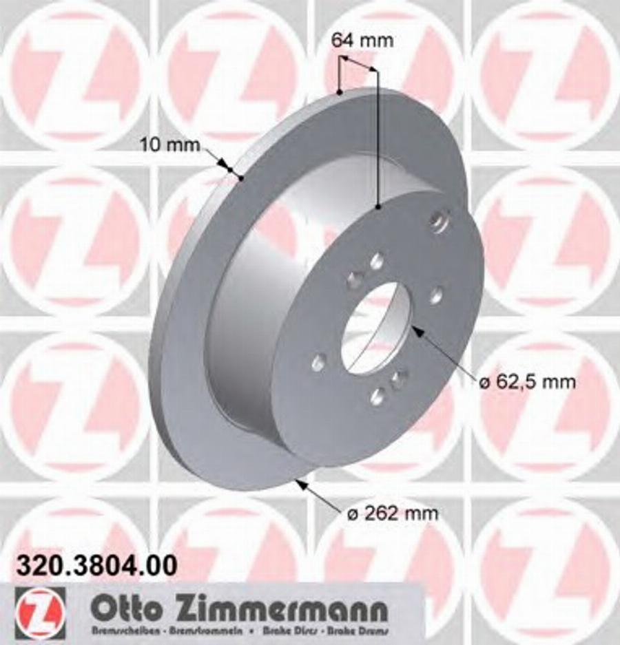 Zimmermann 320.3804.00 - Discofreno autozon.pro