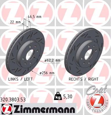 Zimmermann 320.3803.53 - Discofreno autozon.pro