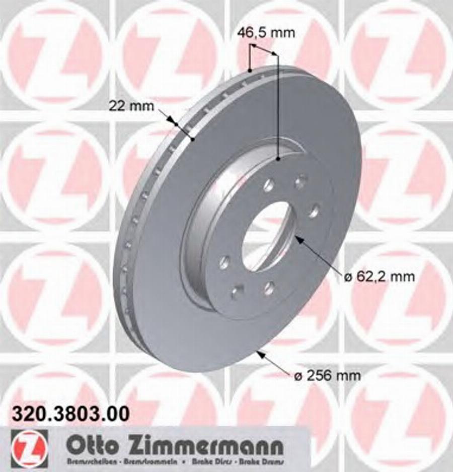 Zimmermann 320.3803.00 - Discofreno autozon.pro