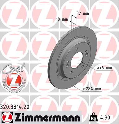 Zimmermann 320.3814.20 - Discofreno autozon.pro