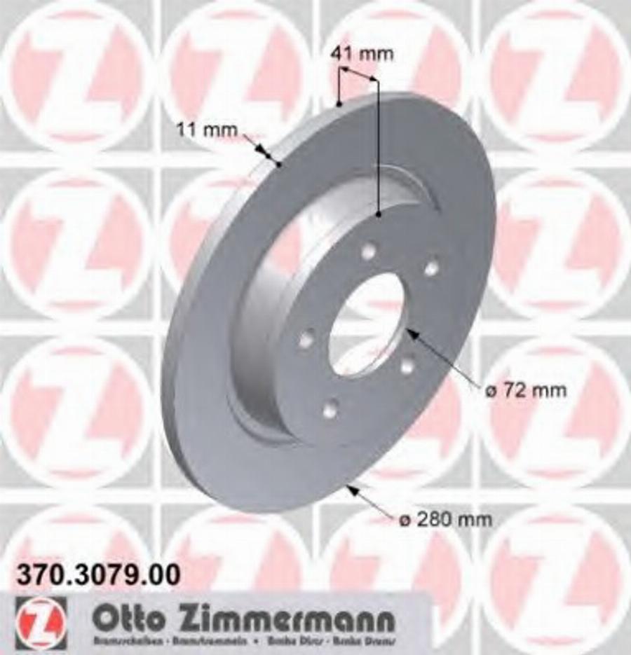 Zimmermann 370.3079.00 - Discofreno autozon.pro