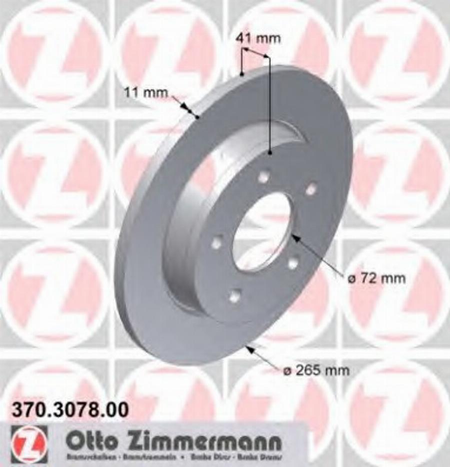 Zimmermann 370.3078.00 - Discofreno autozon.pro