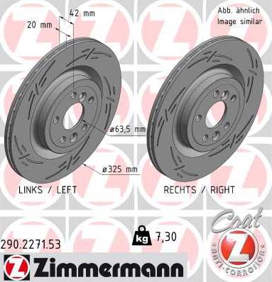 Zimmermann 290.2271.53 - Discofreno autozon.pro