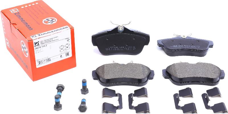 Zimmermann 24578.165.2 - Kit pastiglie freno, Freno a disco autozon.pro