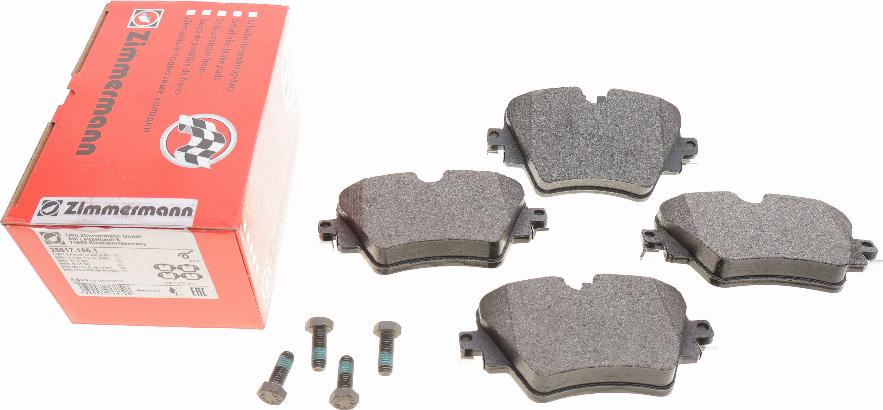 Zimmermann 25617.185.1 - Kit pastiglie freno, Freno a disco autozon.pro