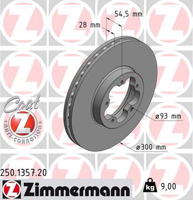 Zimmermann 250.1357.20 - Discofreno autozon.pro