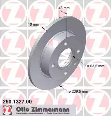 Zimmermann 250.1327.00 - Discofreno autozon.pro