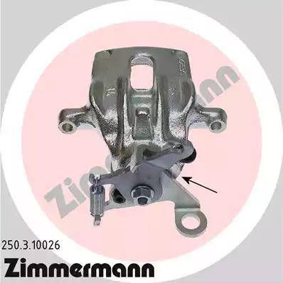 Zimmermann 250.3.10026 - Pinza freno autozon.pro