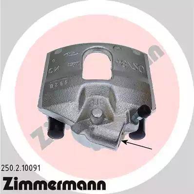 Zimmermann 250.2.10091 - Pinza freno autozon.pro