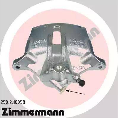 Zimmermann 250.2.10058 - Pinza freno autozon.pro