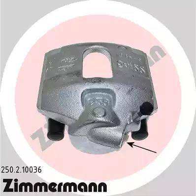 Zimmermann 250.2.10036 - Pinza freno autozon.pro