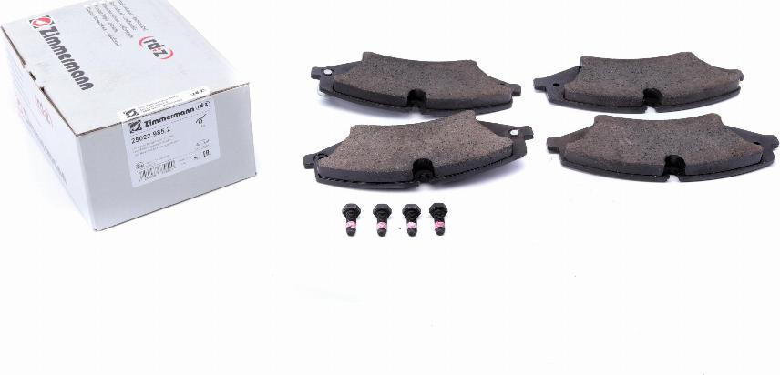 Zimmermann 25022.985.2 - Kit pastiglie freno, Freno a disco autozon.pro