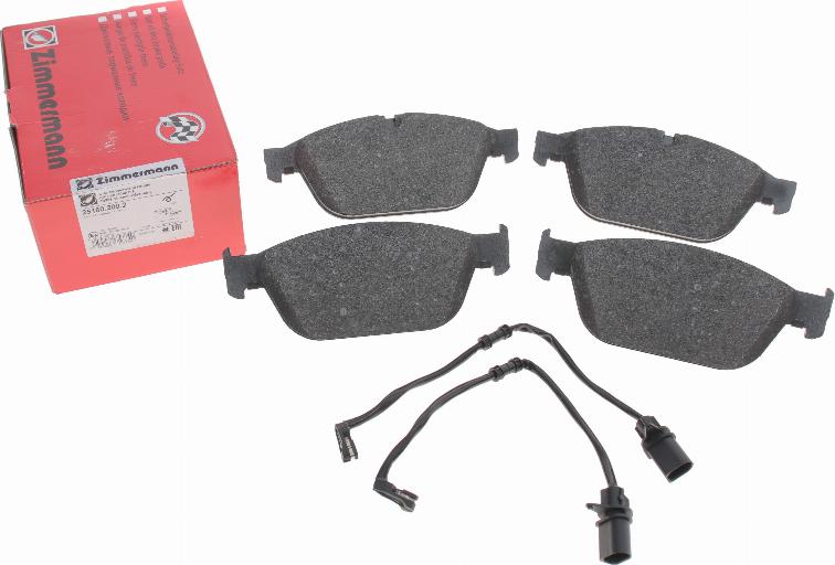 Zimmermann 25160.200.2 - Kit pastiglie freno, Freno a disco autozon.pro