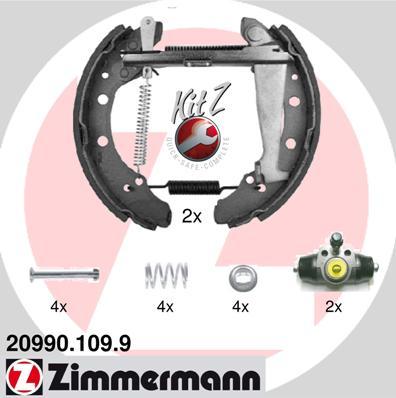 Zimmermann 20990.109.9 - Kit ganasce freno autozon.pro