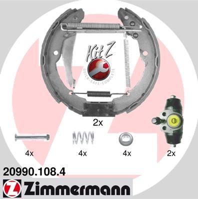 Zimmermann 20990.108.4 - Kit ganasce freno autozon.pro