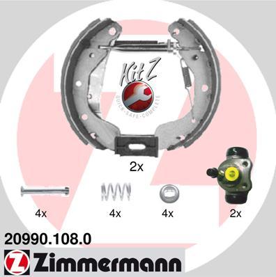 Zimmermann 20990.108.0 - Kit ganasce freno autozon.pro