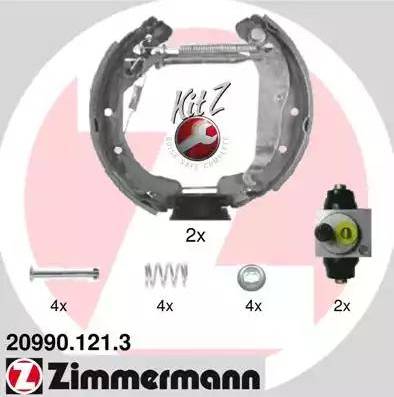 Zimmermann 20990.121.3 - Kit ganasce freno autozon.pro