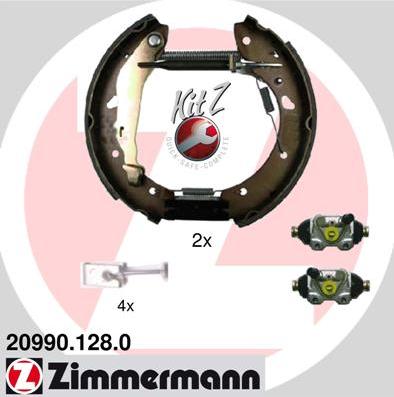 Zimmermann 20990.128.0 - Kit ganasce freno autozon.pro