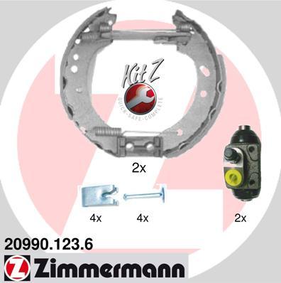 Zimmermann 20990.123.6 - Kit ganasce freno autozon.pro