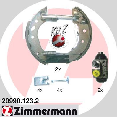 Zimmermann 20990.123.2 - Kit ganasce freno autozon.pro