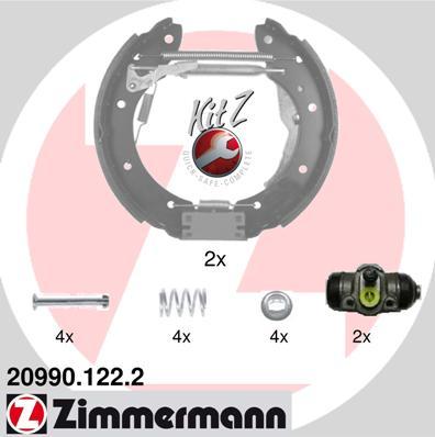 Zimmermann 20990.122.2 - Kit ganasce freno autozon.pro