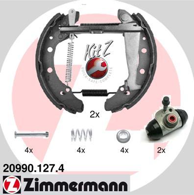 Zimmermann 20990.127.4 - Kit ganasce freno autozon.pro