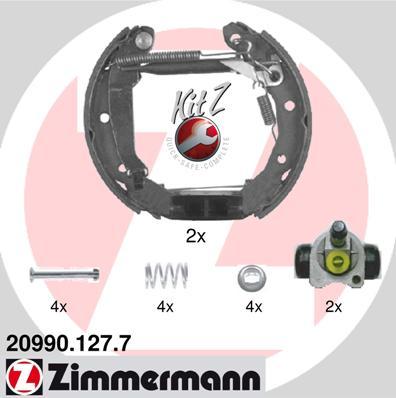 Zimmermann 20990.127.7 - Kit ganasce freno autozon.pro