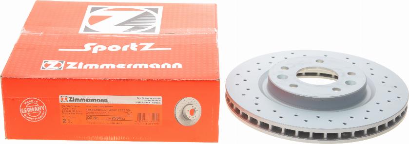 Zimmermann 200.2534.52 - Discofreno autozon.pro