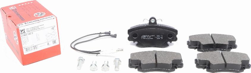 Zimmermann 21463.180.2 - Kit pastiglie freno, Freno a disco autozon.pro