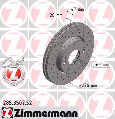 Zimmermann 285.3507.52 - Discofreno autozon.pro