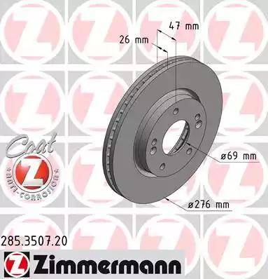 Zimmermann 285.3507.20 - Discofreno autozon.pro