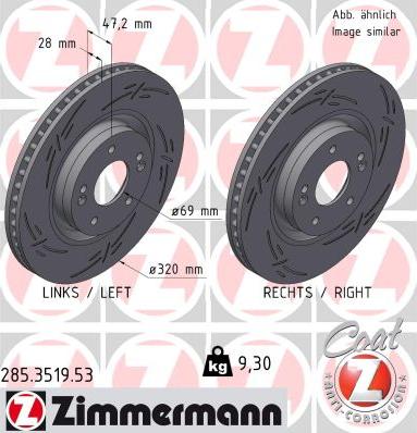 Zimmermann 285.3519.53 - Discofreno autozon.pro