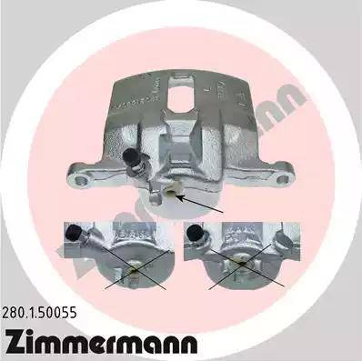 Zimmermann 280.1.50055 - Pinza freno autozon.pro