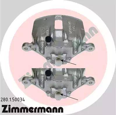 Zimmermann 280.1.50034 - Pinza freno autozon.pro