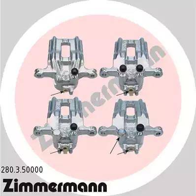 Zimmermann 280.3.50000 - Pinza freno autozon.pro