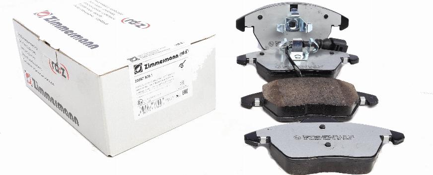 Zimmermann 23587.900.1 - Kit pastiglie freno, Freno a disco autozon.pro