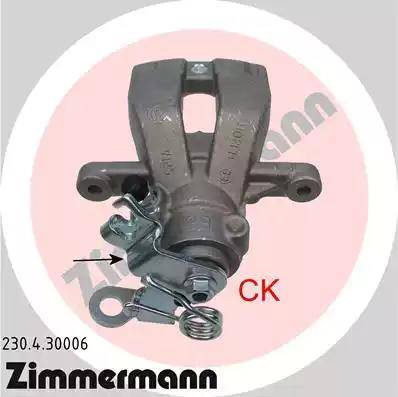 Zimmermann 230.4.30006 - Pinza freno autozon.pro