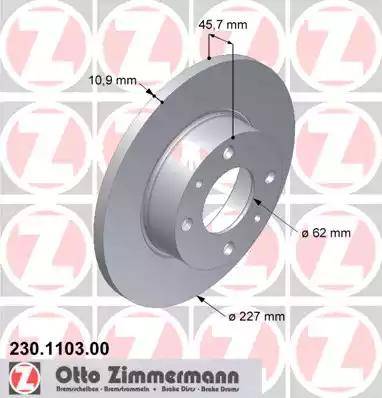 Zimmermann 230.1103.00 - Discofreno autozon.pro