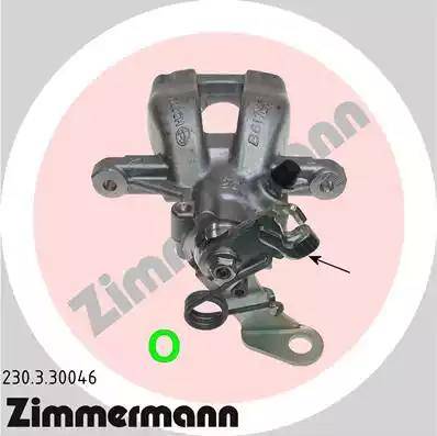 Zimmermann 230.3.30046 - Pinza freno autozon.pro