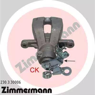 Zimmermann 230.3.30006 - Pinza freno autozon.pro