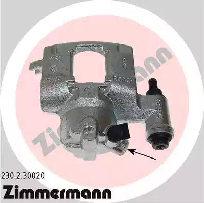 Zimmermann 230.2.30020 - Pinza freno autozon.pro