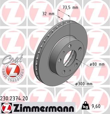 Zimmermann 230.2374.20 - Discofreno autozon.pro