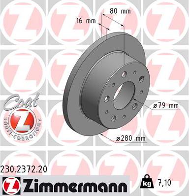 Zimmermann 230.2372.20 - Discofreno autozon.pro