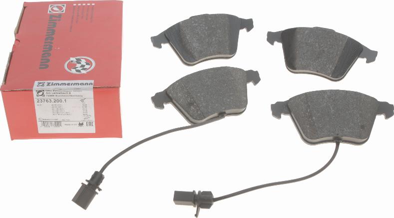 Zimmermann 23763.200.1 - Kit pastiglie freno, Freno a disco autozon.pro