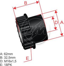 ZM ZM 96.000.90 - Puleggia cinghia, Alternatore autozon.pro