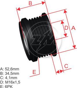 ZM ZM 96.000.10 - Puleggia cinghia, Alternatore autozon.pro