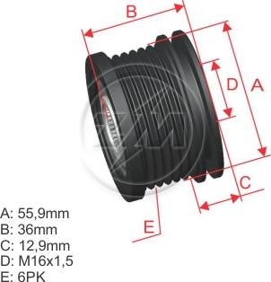 ZM ZM 96.000.12 - Puleggia cinghia, Alternatore autozon.pro