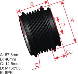 ZM ZM 96.000.31 - Puleggia cinghia, Alternatore autozon.pro