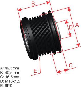 ZM ZM 96.012.12 - Puleggia cinghia, Alternatore autozon.pro