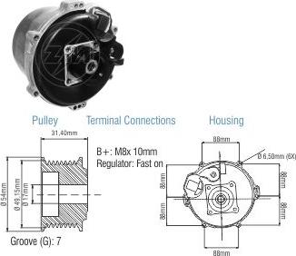 ZM ZM 90.140.01 - Alternatore autozon.pro